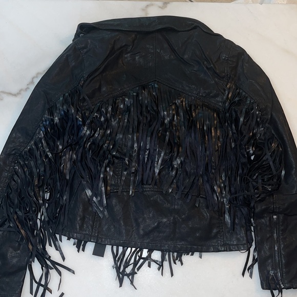 🔥 BlankNYC Fringe Moto Jacket in Let it Ride NWT - Picture 8 of 9